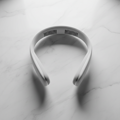 CoolArc AirFlow flat lay premium sobre mármol blanco